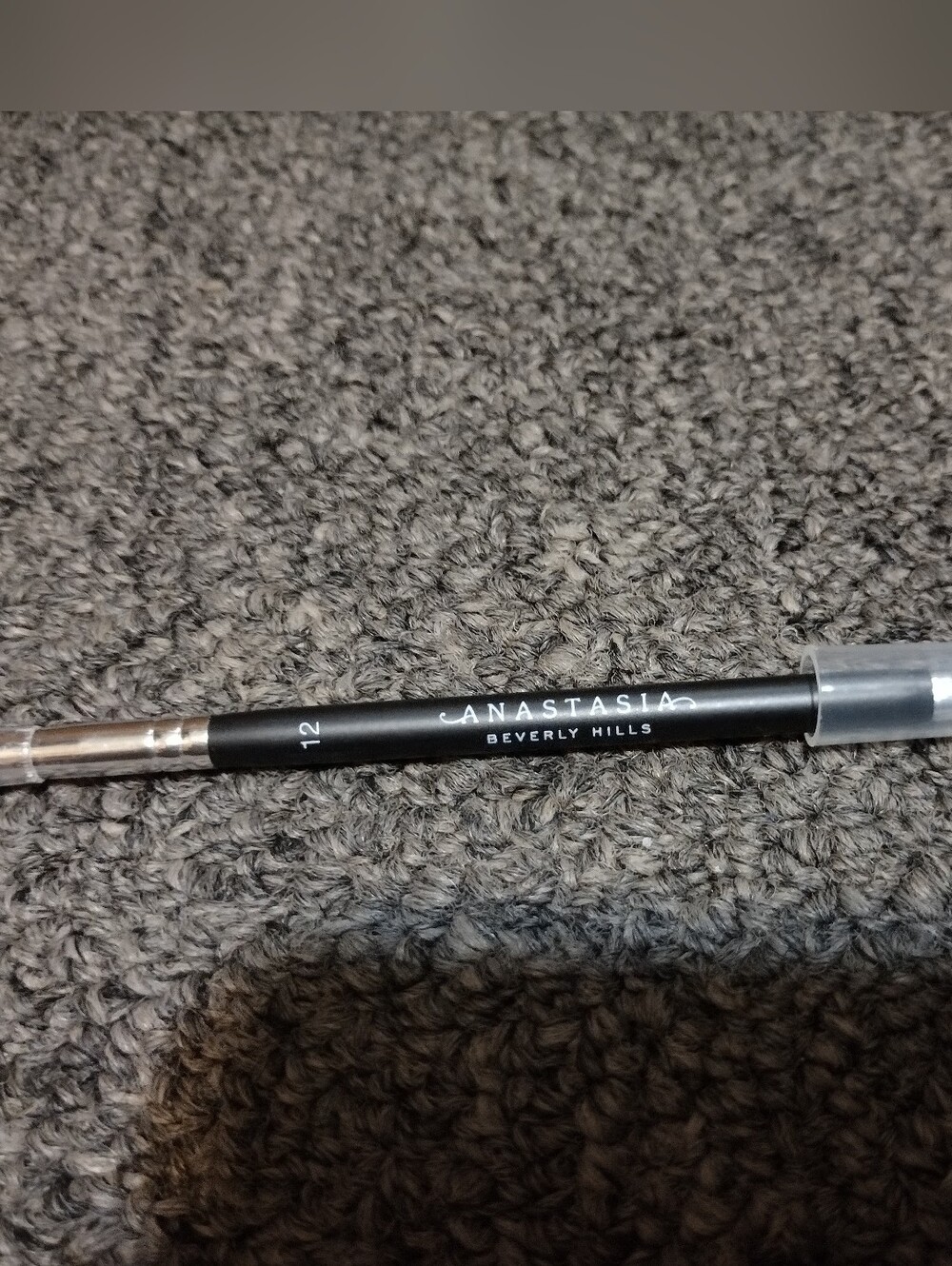 Anastasia Beverly Hills Black #12 Dual Ended Firm Angled Eyebrow Brush